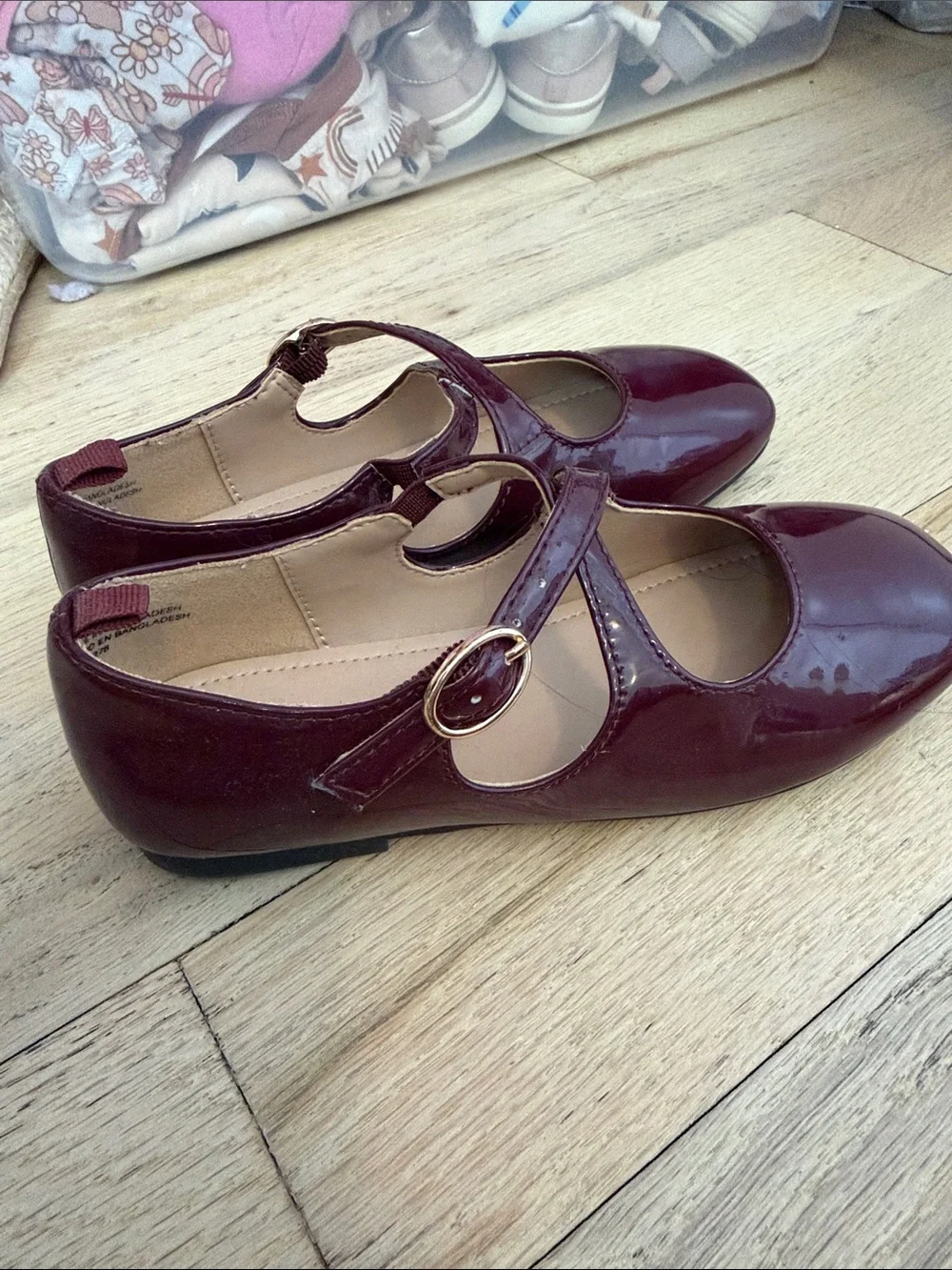 H&M shiny patent